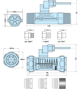 Z-6501、Z-6502、Z-6503、Z-6504水平流量計(jì)